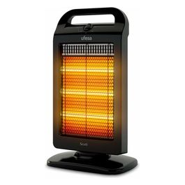 Scuti Stufa Alogena 3 Livelli di Potenza 1200W Oscillante Interruttore di Sicurezza