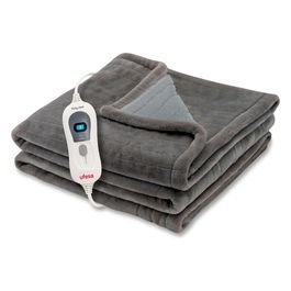 Softy Fleece Coperta Termica Elettrica 150x100cm 120W Extra Morbido 3 Livelli di Temperatura Spegnimento Automatico Lavabile