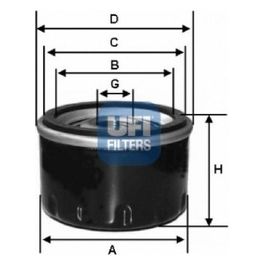 Ufi 23.149.00 Filtro Olio Guzzi 850/1000 