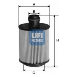 Ufi 25.061.00 Filtro Olio Porter 1200 Diesel 