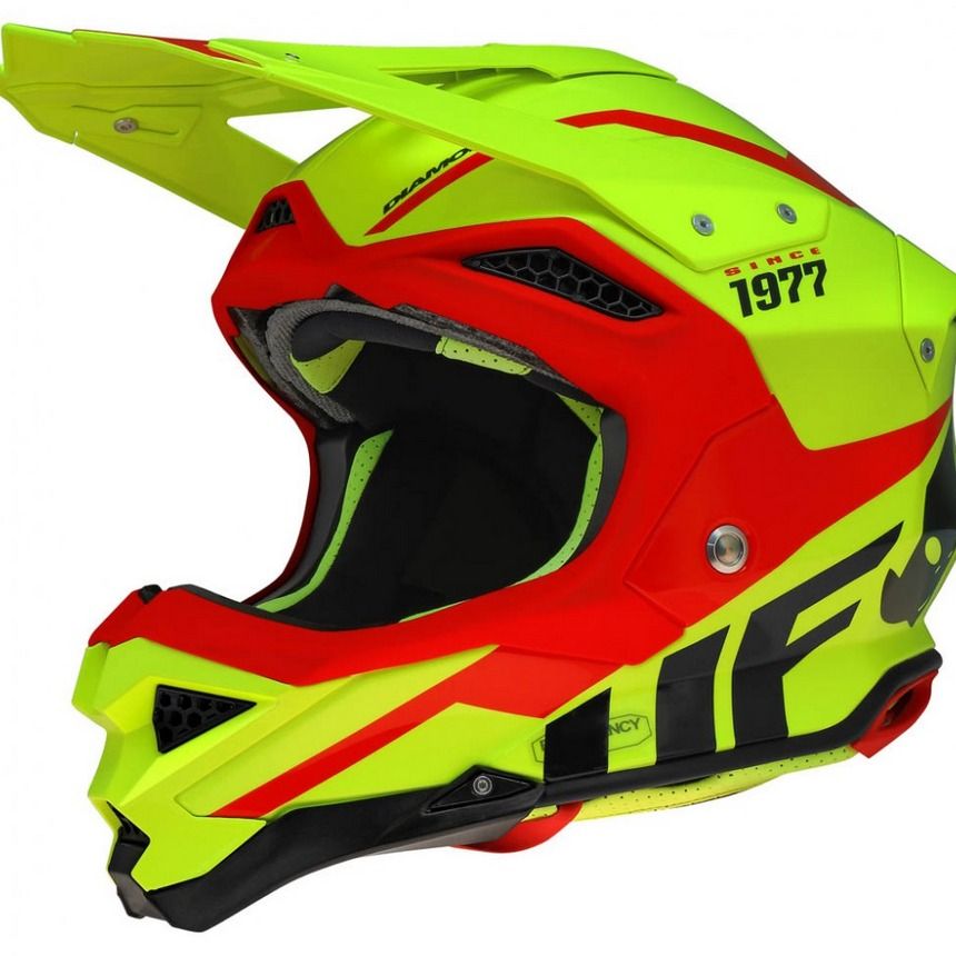 CASCO MOTOCROSS IN Fibra DIAMOND 2019 Giallo L Ufo EUR 445,10 - PicClick IT