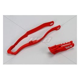 [ComeNuovo] UFO HO04665070 Kit cruna catena e fascia forcella (2014-2017) -HO04662 e HO04663- rosso CR-CRF 00-17 Honda CRF 250 