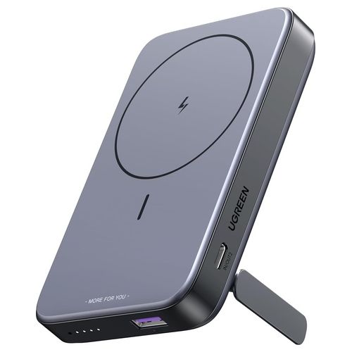 Ugreen 10000mAh Mini PowerBank Wireless 20W con MagSafe Grigio