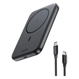5000mAh Mini PowerBank Wireless 15W con MagSafe Bianco