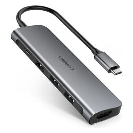 Adattatore Usb Type-C a Hdmi 3xUsb 3 PD Power