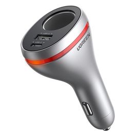 Car Charger Dual Ports Single Extension Socket Pd 20W