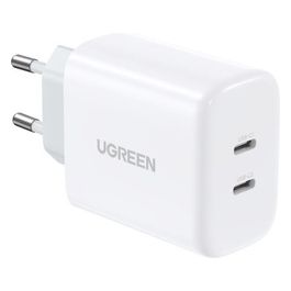 Ugreen Caricabatterie 40W USB C 2 Porte EU Bianco