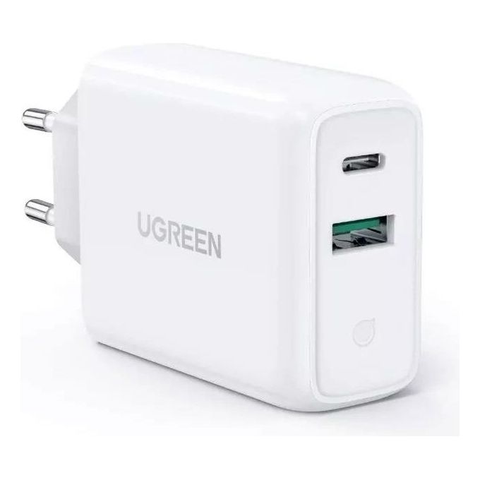 Ugreen Caricabatterie a Doppia Porta 36W EU USB-A/USB-C