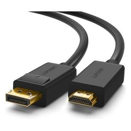 Ugreen Cavo DisplayPort Maschio a Hdmi Femmina 1.5mt Nero