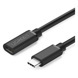 Cavo Usb Type C Femmina a Maschio 0.5mt Nero