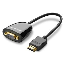 Ugreen Converter Hdmi a Vga Senza Audio Nero