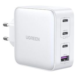 Ugreen USB-A3xUSB-C 100W GaN Tech Fast Caricabatterie da Muro EU Bianco