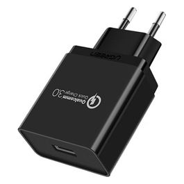 Ugreen Usb-A Qc 3.0 18w Caricatore da Parete Eu Nero