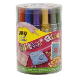 Uhu cf24 Glitter glue assortite 20ml