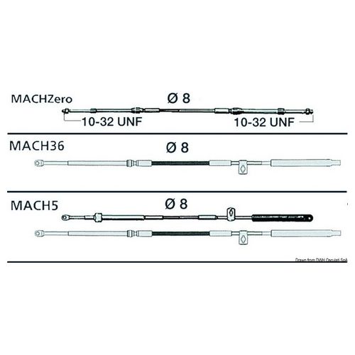 Ultraflex Cavo MACH ZERO 34'' 