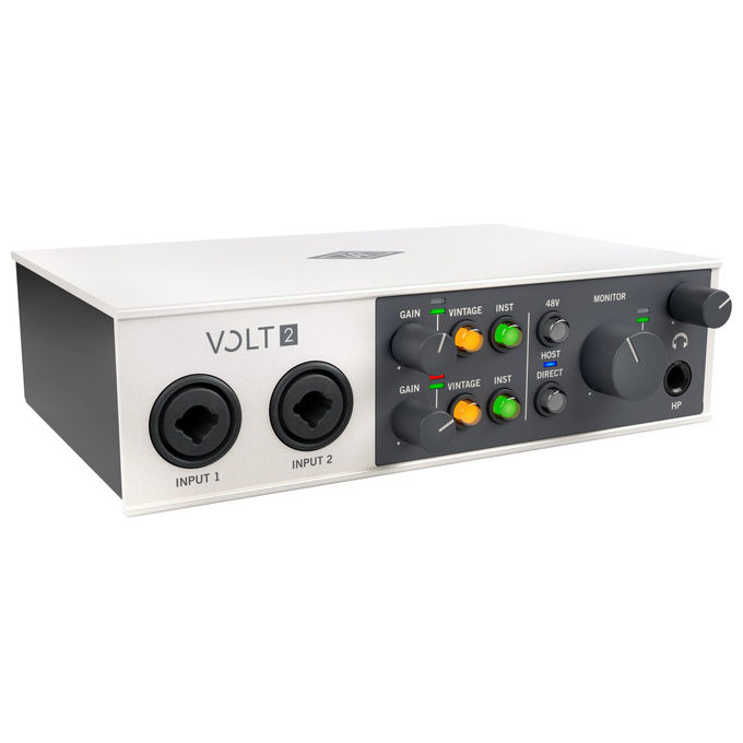 Universal Audio Volt 2 VOLT2 interfaccia audio USB 2-in-2-out 24bit-192kHz vintage mic preamp compatibile Mac PC iPad iPhone