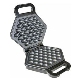 Bobby Macchina per Waffle a Bolle 700W Nero/Argento