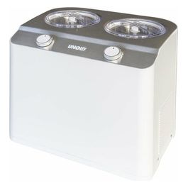 Doppio Gelatiera 2.4 Litri 250W Acciaio Satinato/Bianco