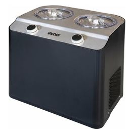 Doppio Gelatiera 2.4 Litri 250W Nero/Acciaio Satinato