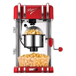 Unold Retro Macchina per Popcorn Rosso/Argento 300W