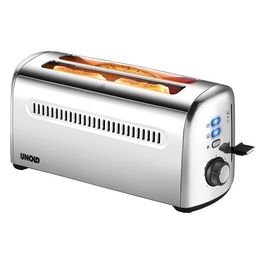 Retro Tostapane in Acciaio Inox a 2 Fette 1500W