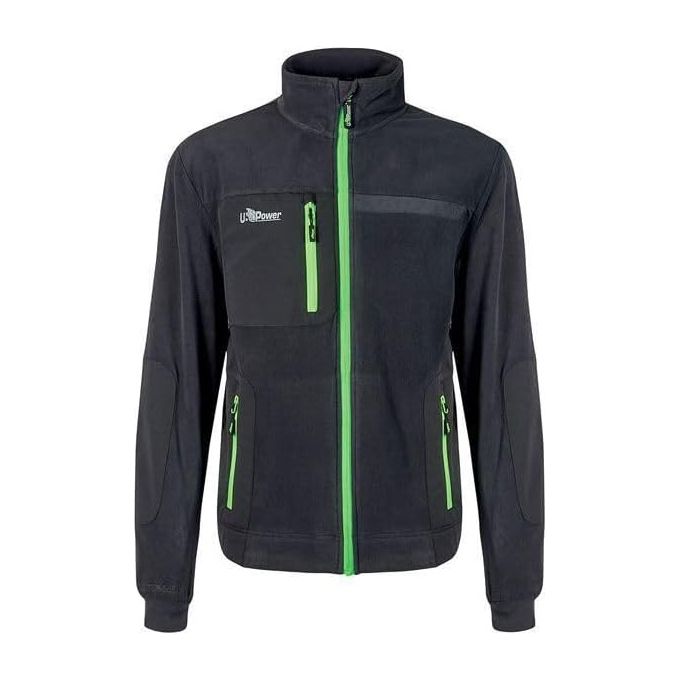 Image of Upower Felpa Asphalt Grigio-Verde Taglia L Venus