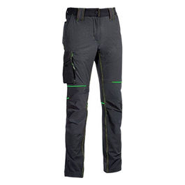 U-Power Pantalone Grigio/Verde Taglia Xxl World