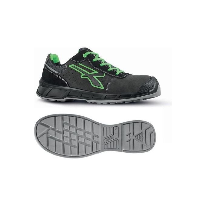 Upower Scarpe Taylor Grigio Verde Basse Numero 45 S1p