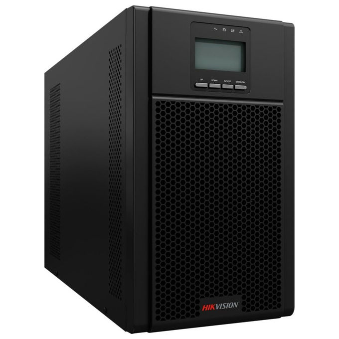 Hikvision DS-UPS03K72-R Gruppo di Continuita' UPS 3000 VA 2700 W Online Doppia Conversione Rack Tower 2U Onda Sinusoidale Pura Display LCD