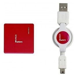 Urban Factory Hub Usb 4 Porte Rosso