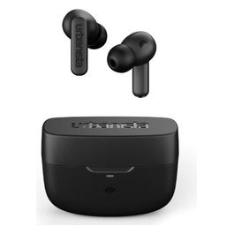 Urbanista Atlanta Auricolari Wireless con Cancellazione Ibridi Attiva del Rumore Cuffie Resistenti Agli Spruzzi con Bassi Profondi Bluetooth Multipunto Custodia di Ricarica Wireless Nero Notte