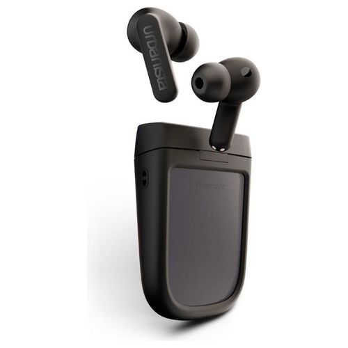 Phoenix Auricolari Wireless ad Energia Solare Cancellazione Ibridi Attiva del Rumore Riproduzione Infinito Bluetooth Multipoint Custodia di Ricarica Wireless Autocaricante Nero Notte
