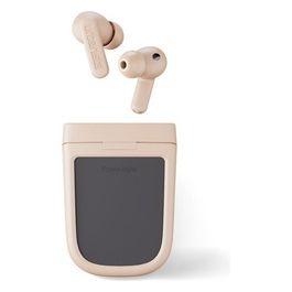 Phoenix Auricolari Wireless ad Energia Solare Cancellazione Attiva del Rumore Bluetooth Multipoint Custodia di Ricarica Wireless Autocaricante Rosa Deserto