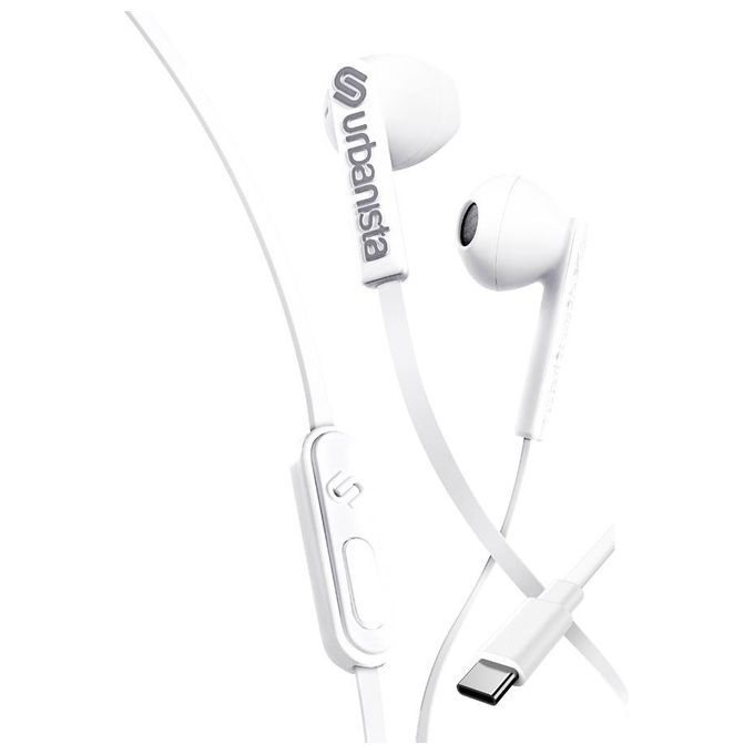 Urbanista San Francisco Auricolari con Cavo Usb-c Pure White