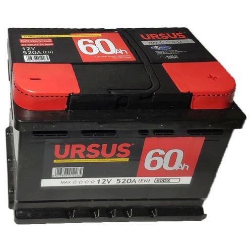 Ursus Batteria Auto 60 Ampere 12V 60AH 570A ( EN ) - TECNOLOGIA EFB 