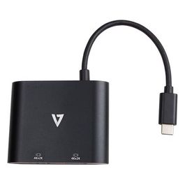 V7 Adattatore Usb-C Nero a 2x Hdmi