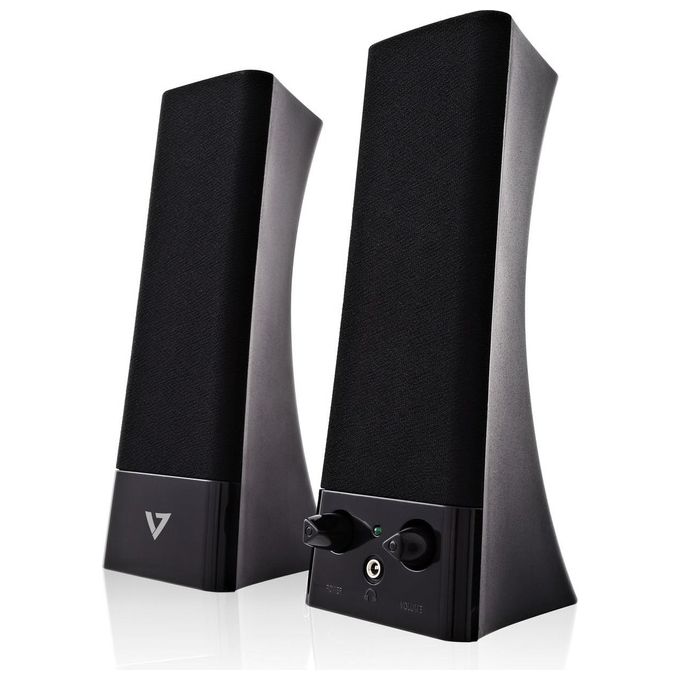 v7 - Audio Altoparlanti Stereo usb 2.0 per Computer Desktop e Laptop n