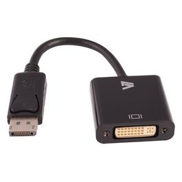 V7 Displayport-dvi Adapter-blk M/f Vga Svga Sxga Uxga Hdtv1080p