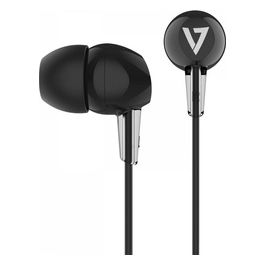 V7 HA200 Wired Earbud Binaural Stereo Earphone Nero