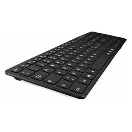 V7 KW550ITBT Tastiera Bluetooth Layout Italiano 24ghz Silenziosa QWERTY Italiano Nero