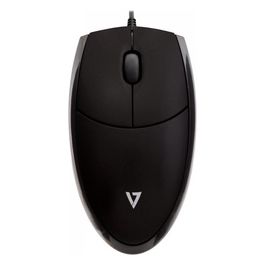 V7 Mouse Optical Black Usb 3 Button Wheel 1000dpi