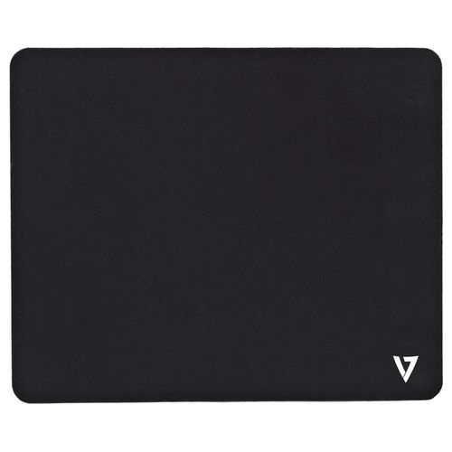 V7 Mouse Pad Black Rubber & Textil 230x200x6mm