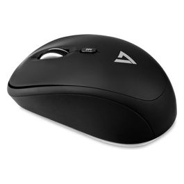 MW100-1E Mouse Ottico Mobile Wireless con 4 Bottoni Nero