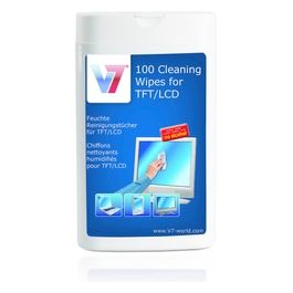 V7 Salviettina Detergente 100p Small Tube Per Tft Lcd Notebook