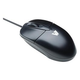 V7 Standard Mouse Usb Ottico 3 Bottoni Rotella Nero/silver