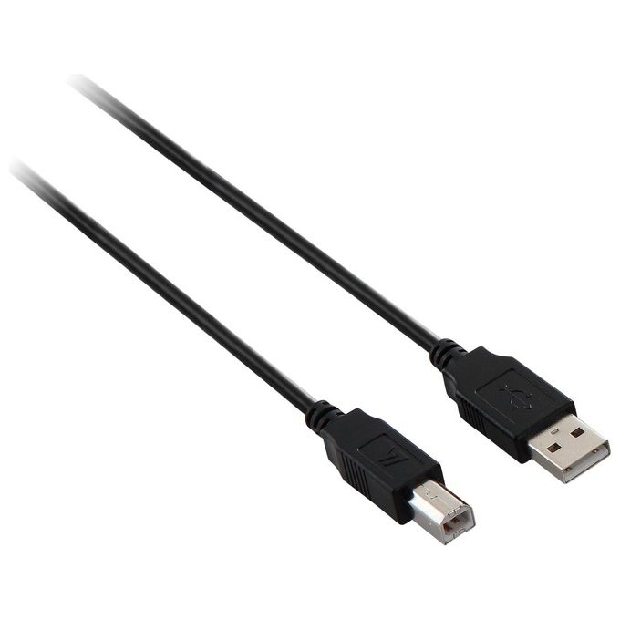 V7 Usb Cable 1.8m a To B Black Usb 20 Hi-speed M/m