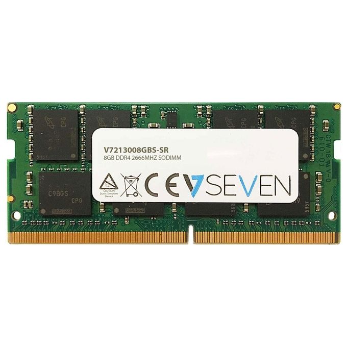 V7 V7213008GBS-SR Memeoria Ram 8gb Ddr4 Pc4-21300 2666mhz 1.2v So Dimm