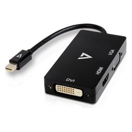 V7 V7MDP-VGADVIHDMI-1E Adattatore Mini Displayport (M) a Vga Hdmi o Dvi (F)