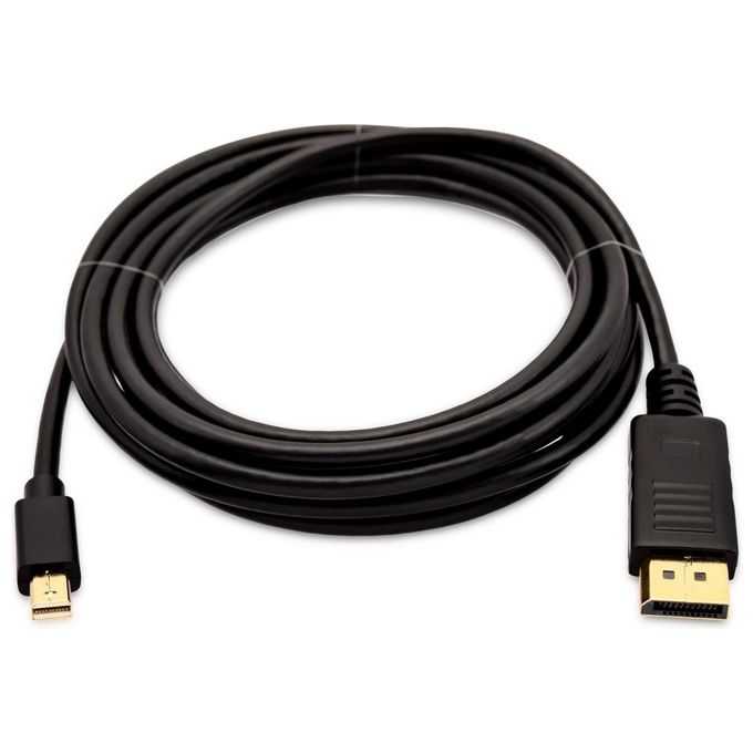V7 V7MDP2DP-03M-BLK-1E Cavo Mini-Displayport M a Displayport M 3mt Nero