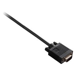 V7 Vga Cable 5m Black Hddb15 M/m Ferrite Core